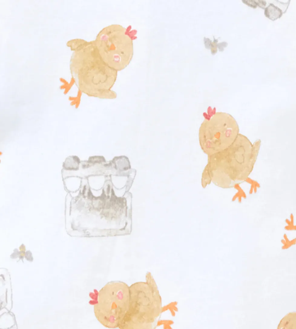 Burt's Bees Organic Baby One-Piece Sleep & Play Farm Fresh