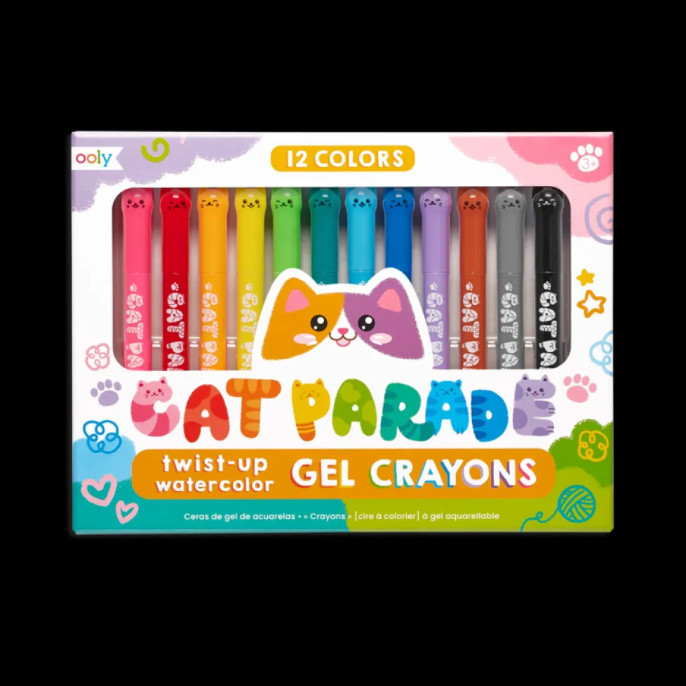 Ooly Cat Parade Watercolor Gel Crayons