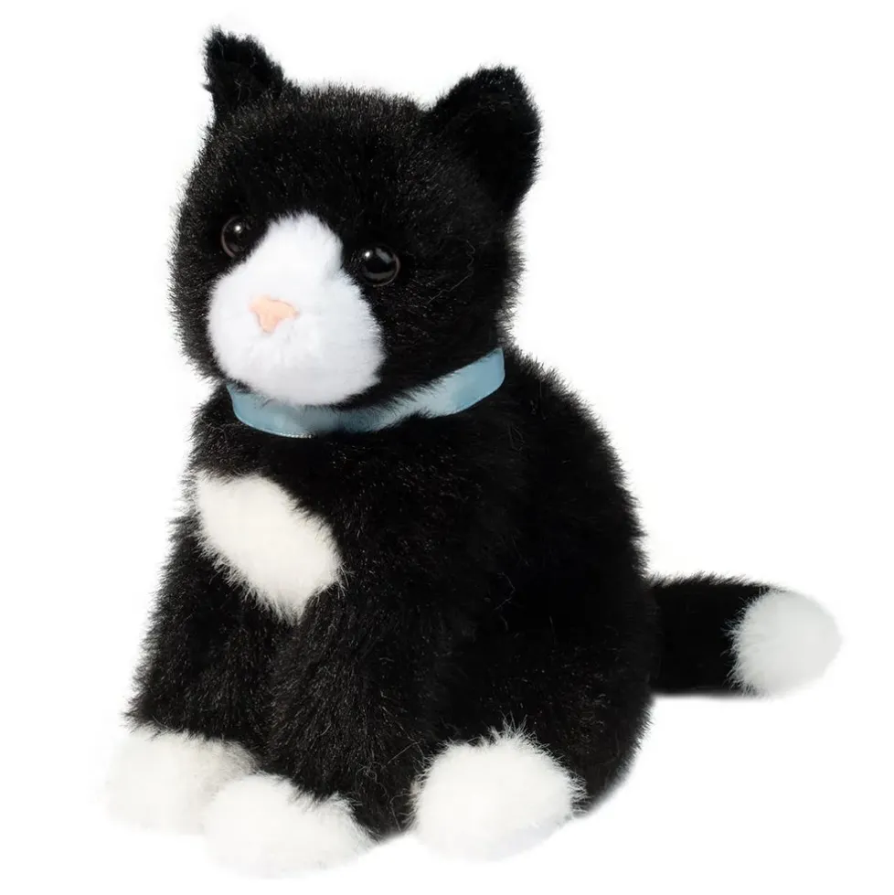 Douglas Mini Black & White Cat 5"