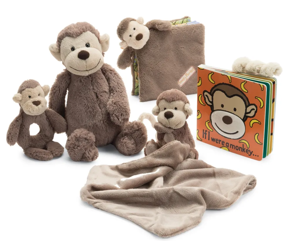 Jellycat Board Book If I Were A Monkey
