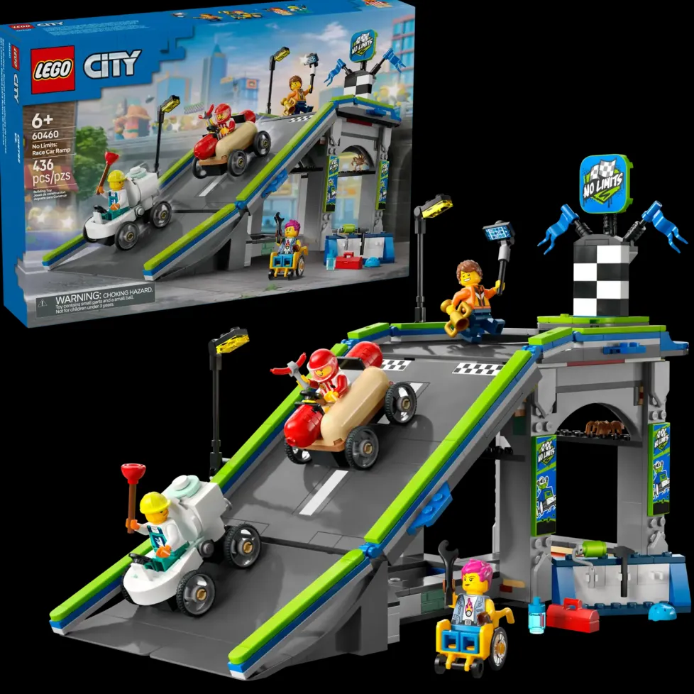 LEGO® City No Limits: Race Car Ramp Track 60460