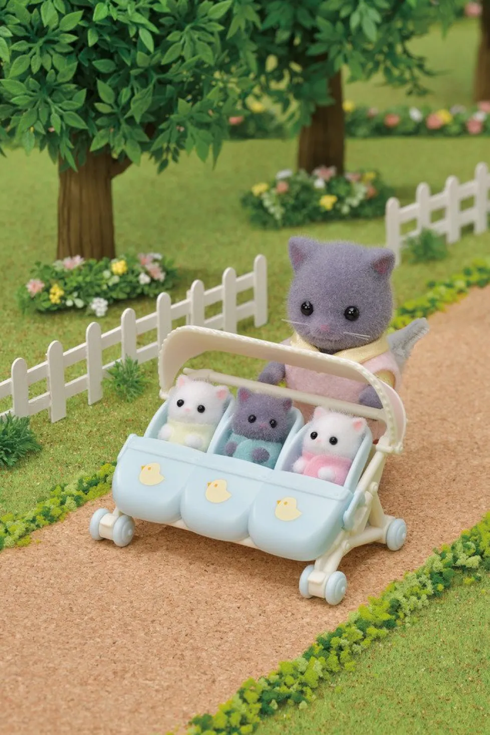 Calico Critters Triple Stroller