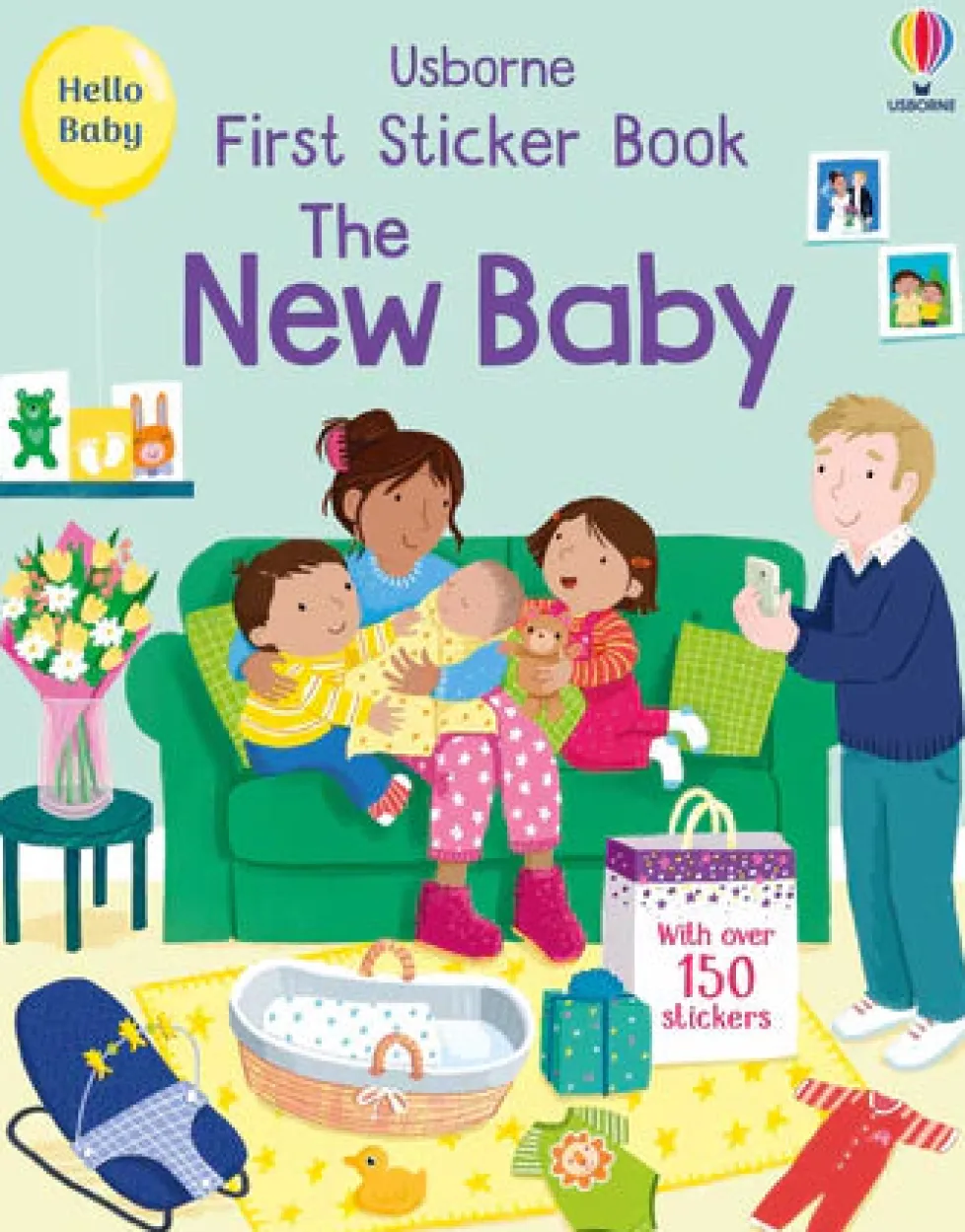 Usborne First Sticker Book: New Baby
