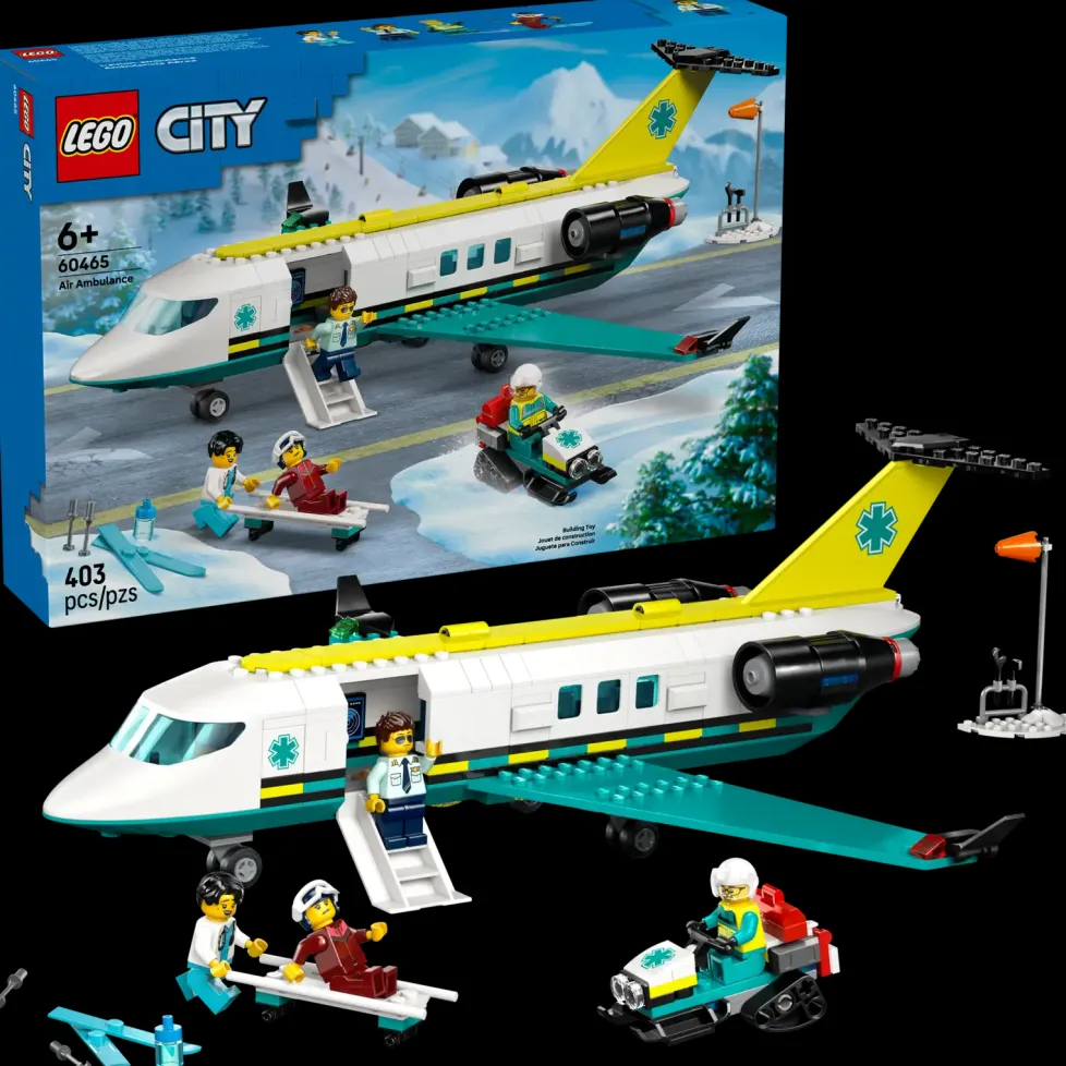 LEGO® City Emergency Air Ambulance Airplane 60465