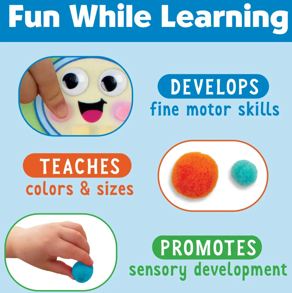 Creativity for Kids Pom Pom Pictures Transportation