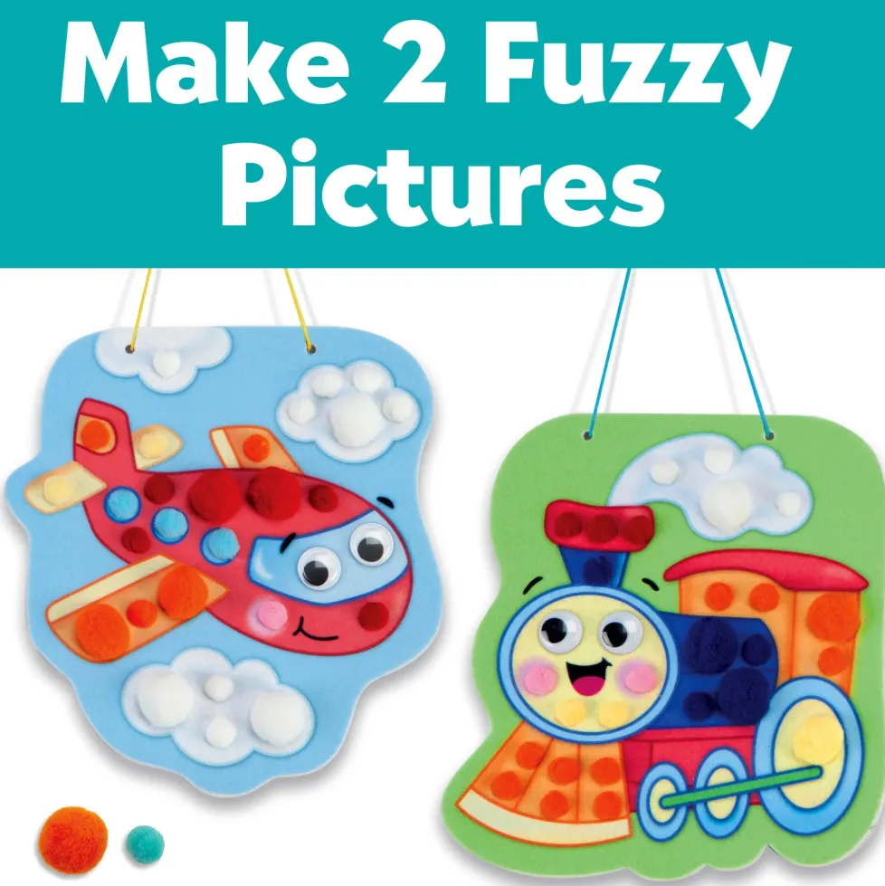 Creativity for Kids Pom Pom Pictures Transportation