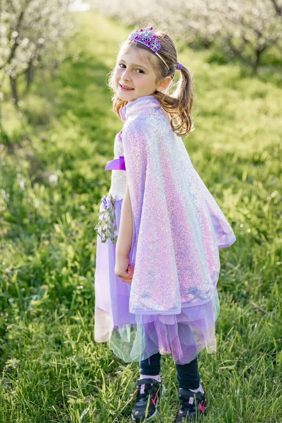 Great Pretenders Lilac Sequin Cape