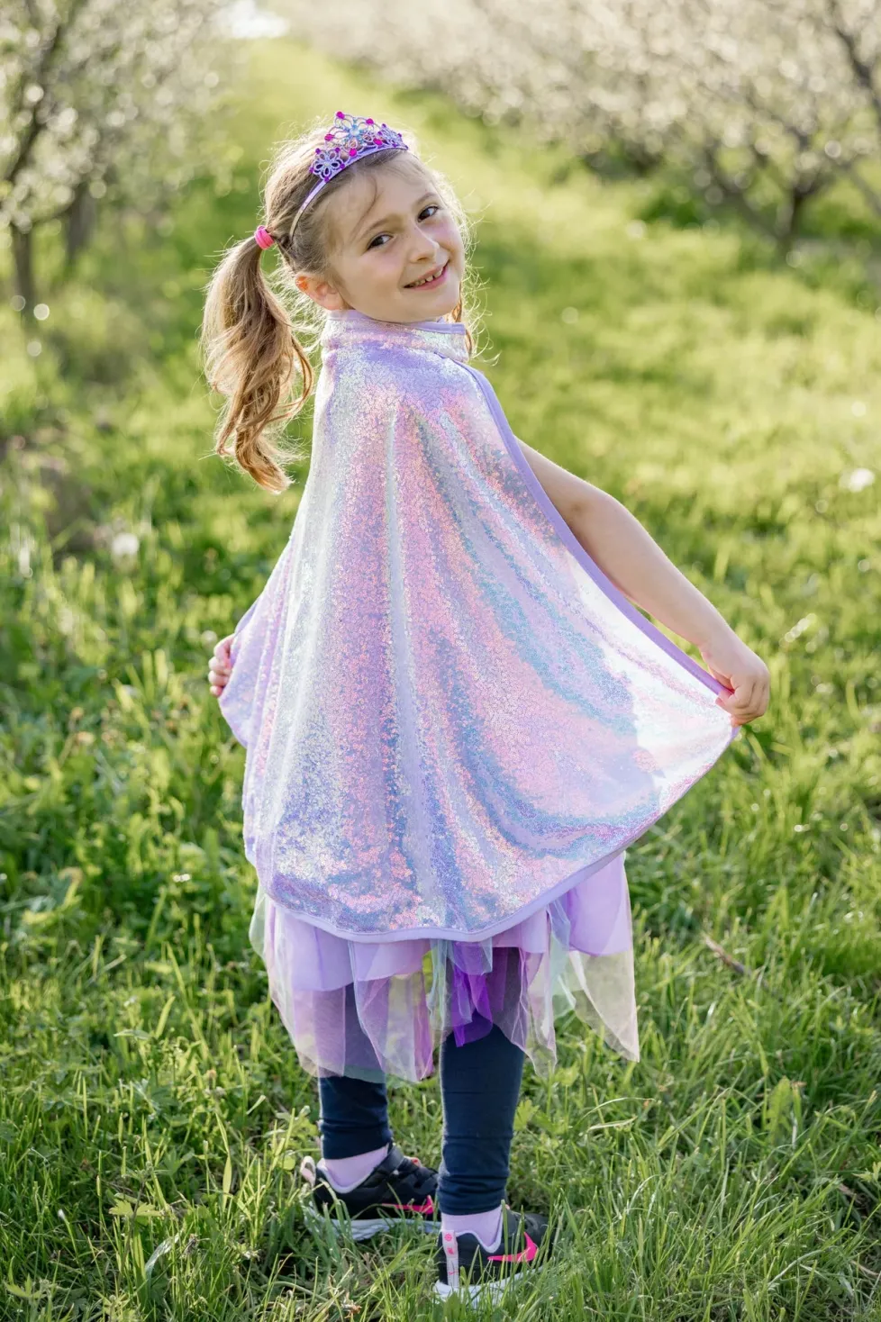 Great Pretenders Lilac Sequin Cape