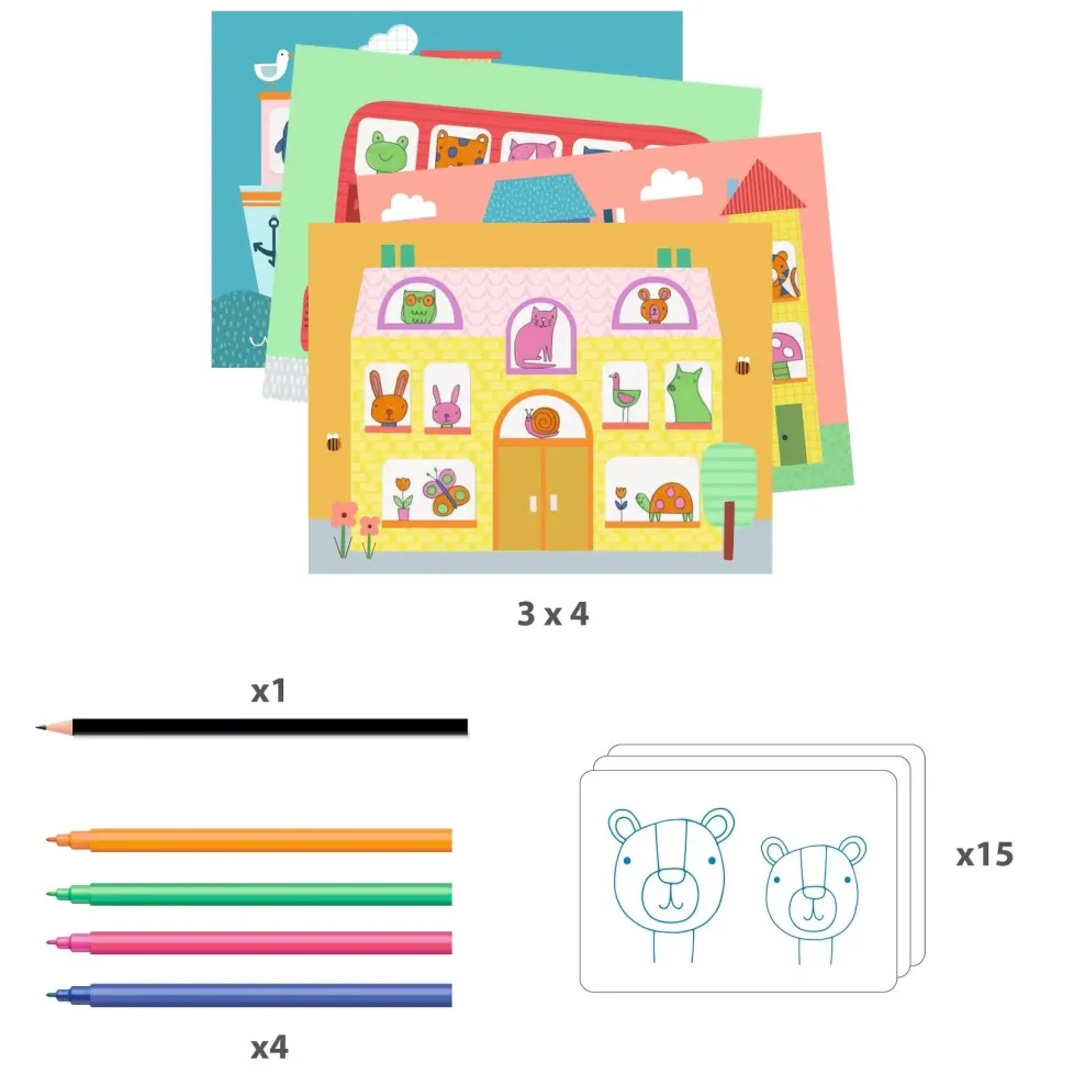 Djeco Tracing is an Art Drawing Set