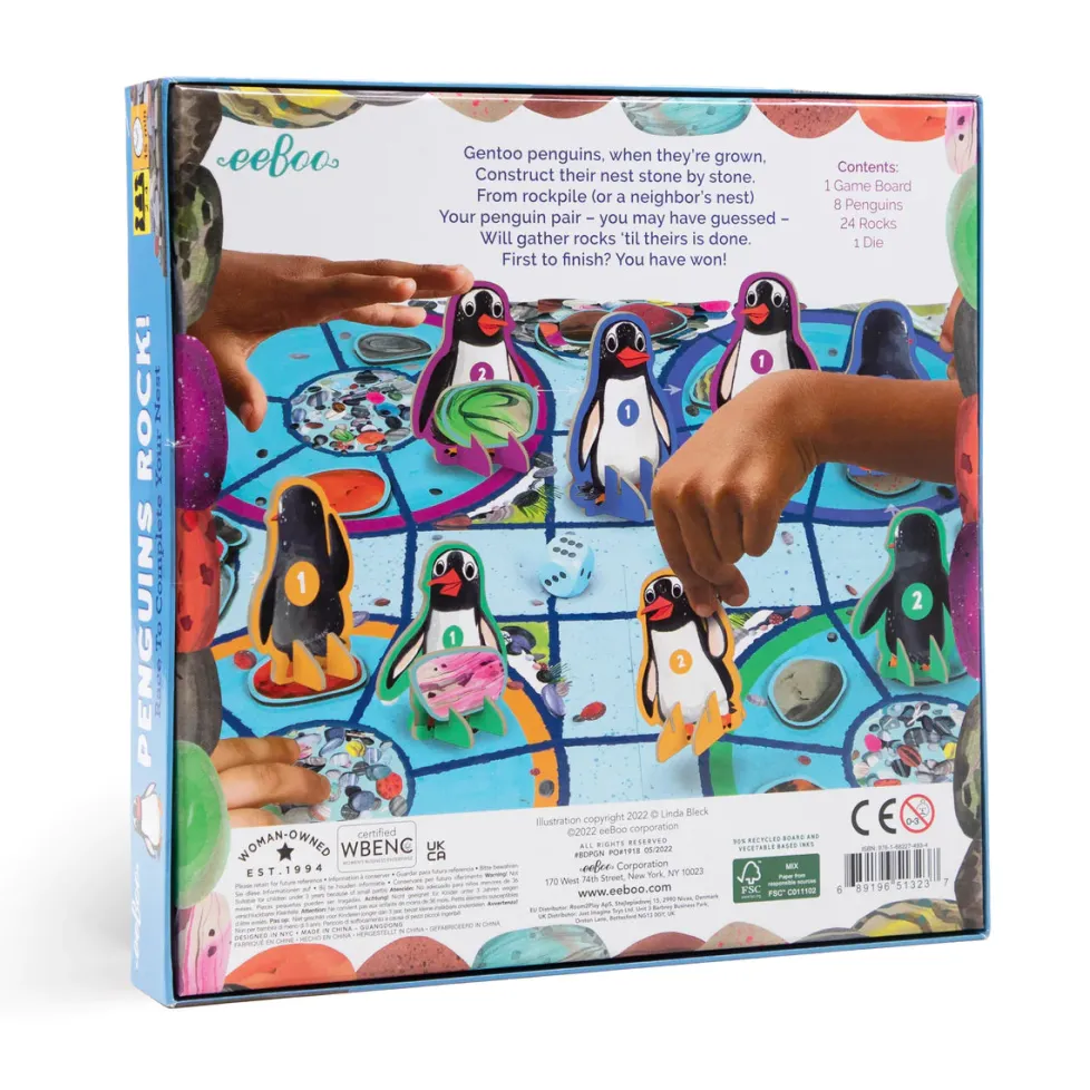 eeBoo Penguins Rock! Board Game