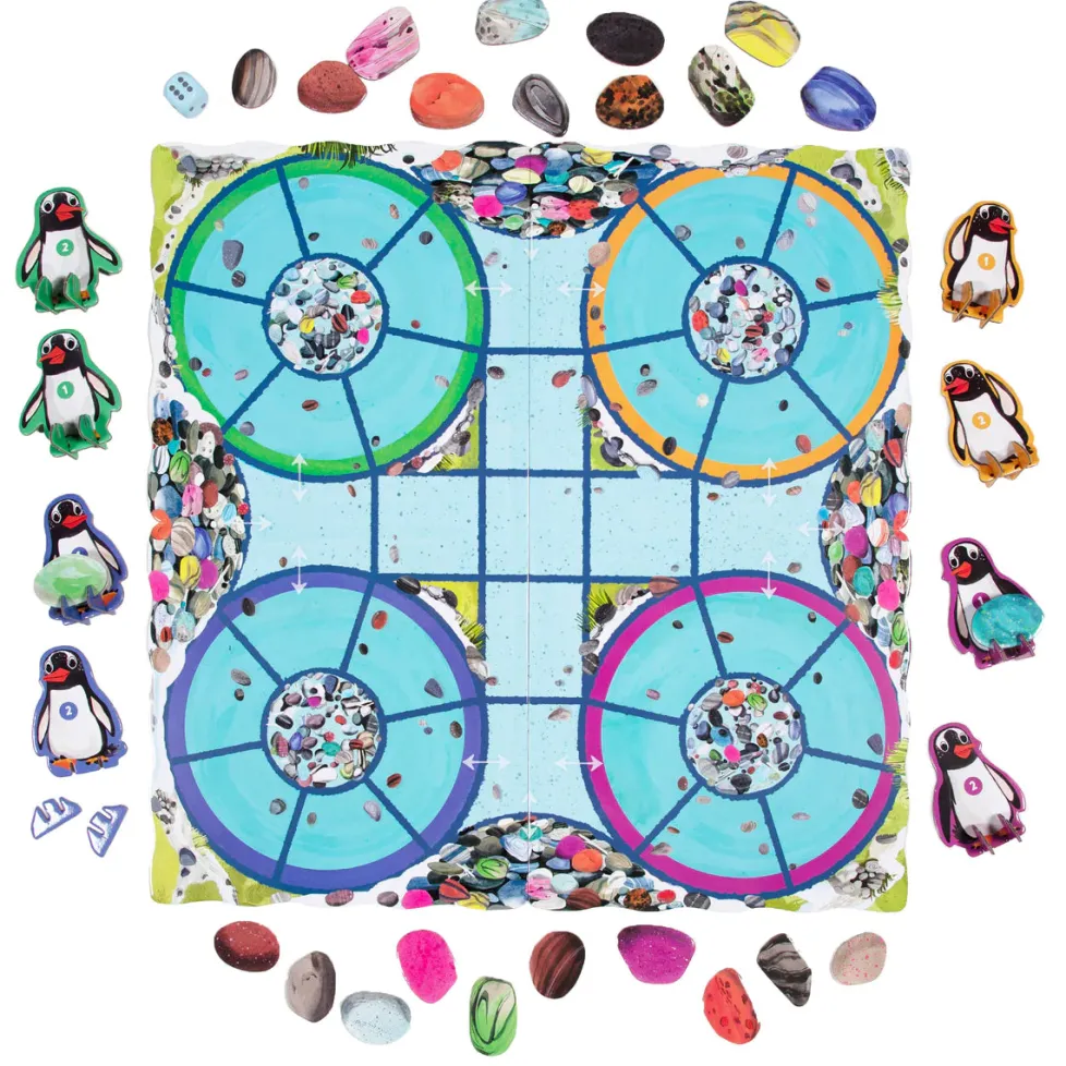 eeBoo Penguins Rock! Board Game