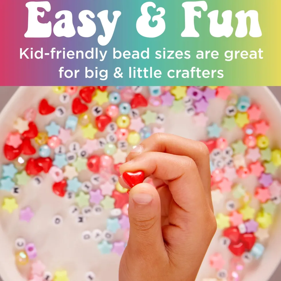Creativity for Kids Bead Jewelry Jar: Rainbow