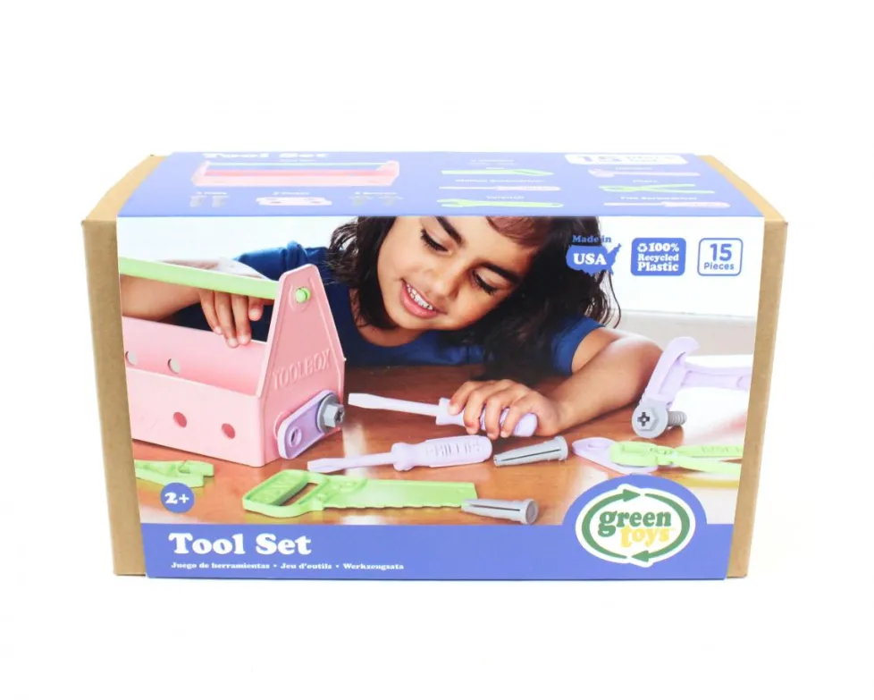 Green Toys Tool Set Pink