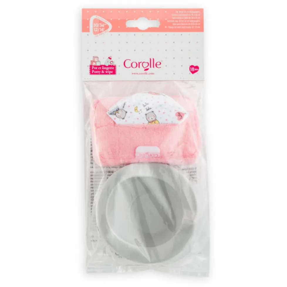 Corolle Dolls Potty and Baby Wipe