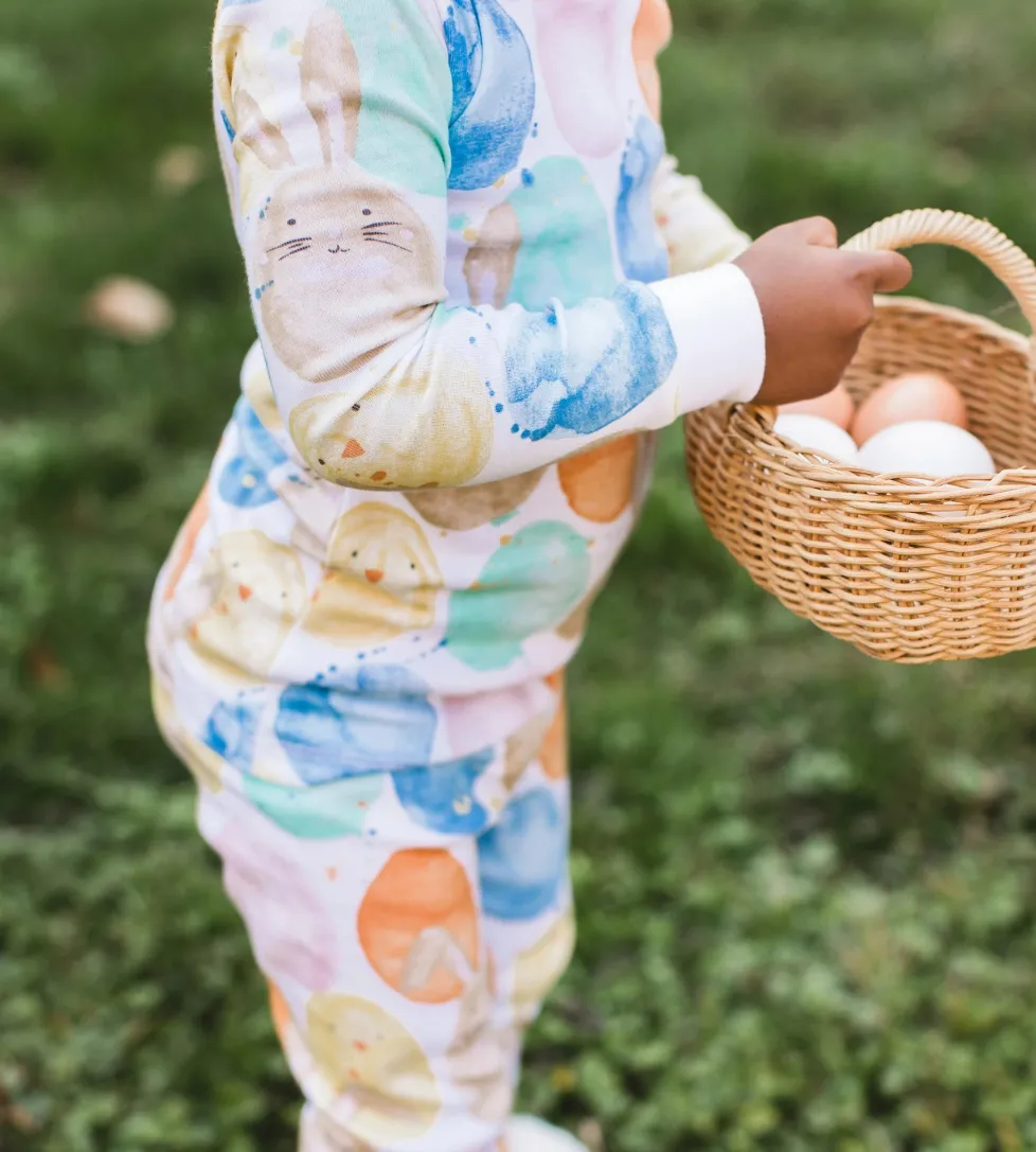 Burt's Bees Organic Baby One-Piece Sleeper Easter Friends