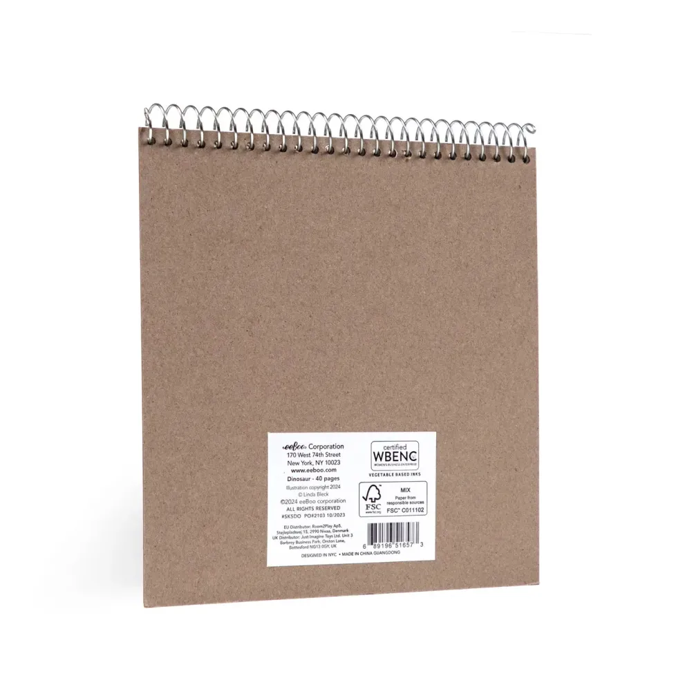 eeBoo Square Sketchbook: Butterflies