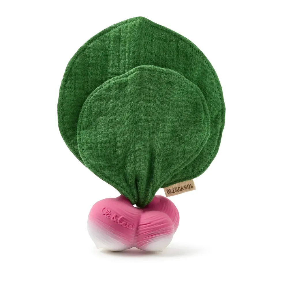 Oli & Carol Ramona the Radish Mini Doudou Teether