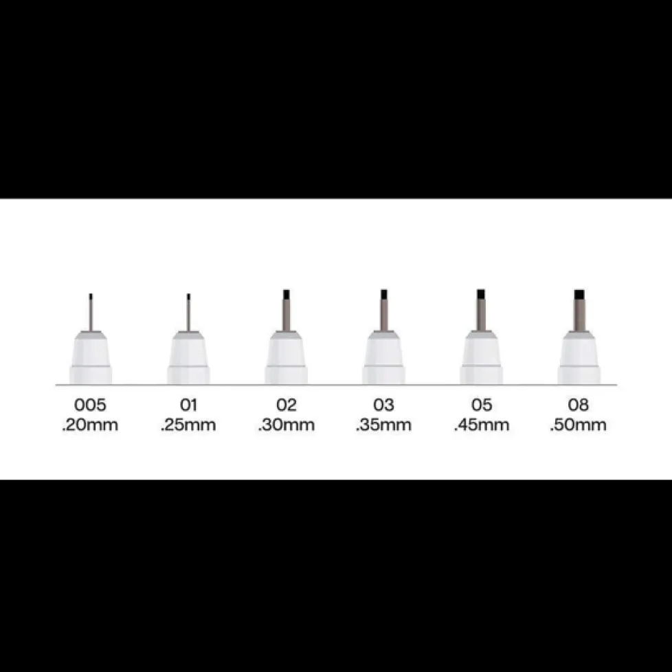 Kingart™ Fine Line Ink Pen Set