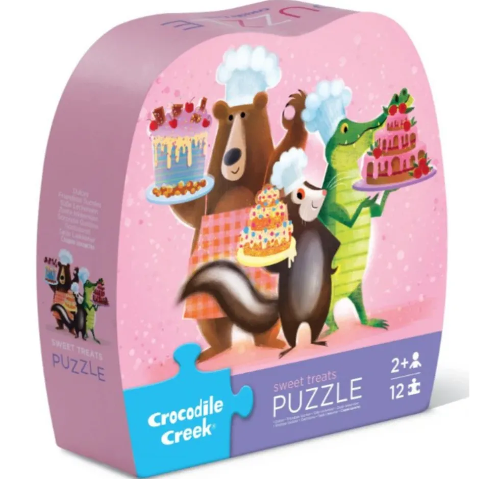 Crocodile Creek 12 Piece Mini Puzzle Sweet Treats