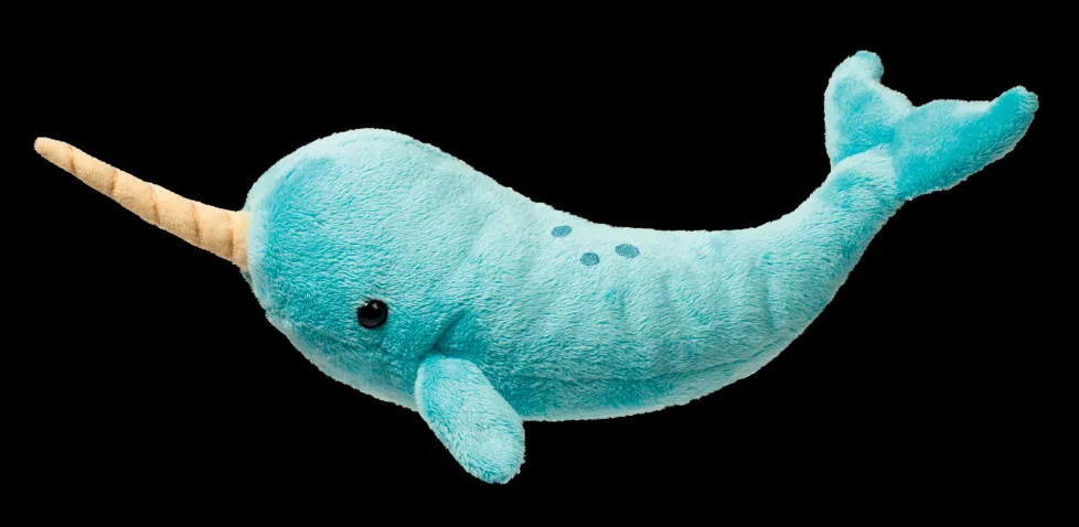 Douglas Spike Narwhal Turquoise Small 12"