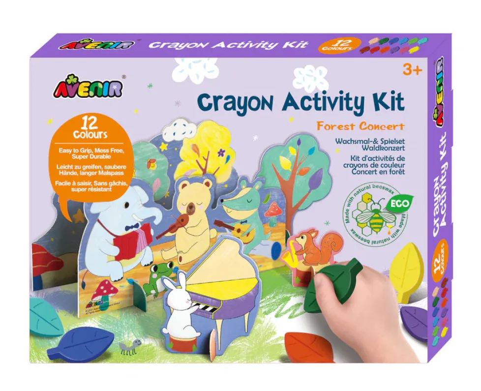 Avenir® Crayon Activity Kit: Forest Concert