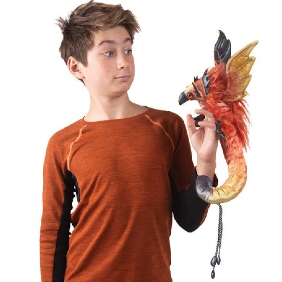 Folkmanis® Wristlet Finger Puppet: Phoenix