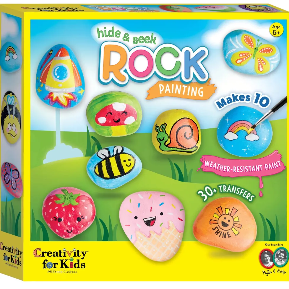 Creativity for Kids Hide & Seek Rock Painting