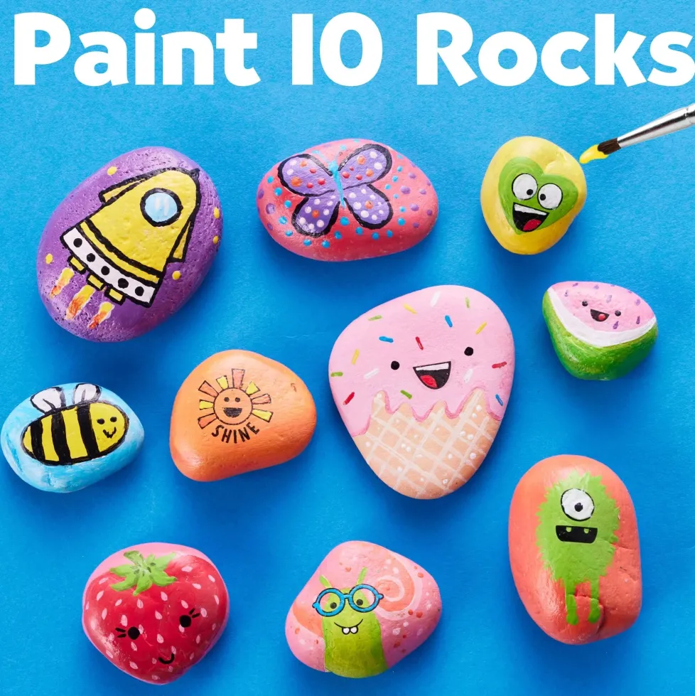 Creativity for Kids Hide & Seek Rock Painting