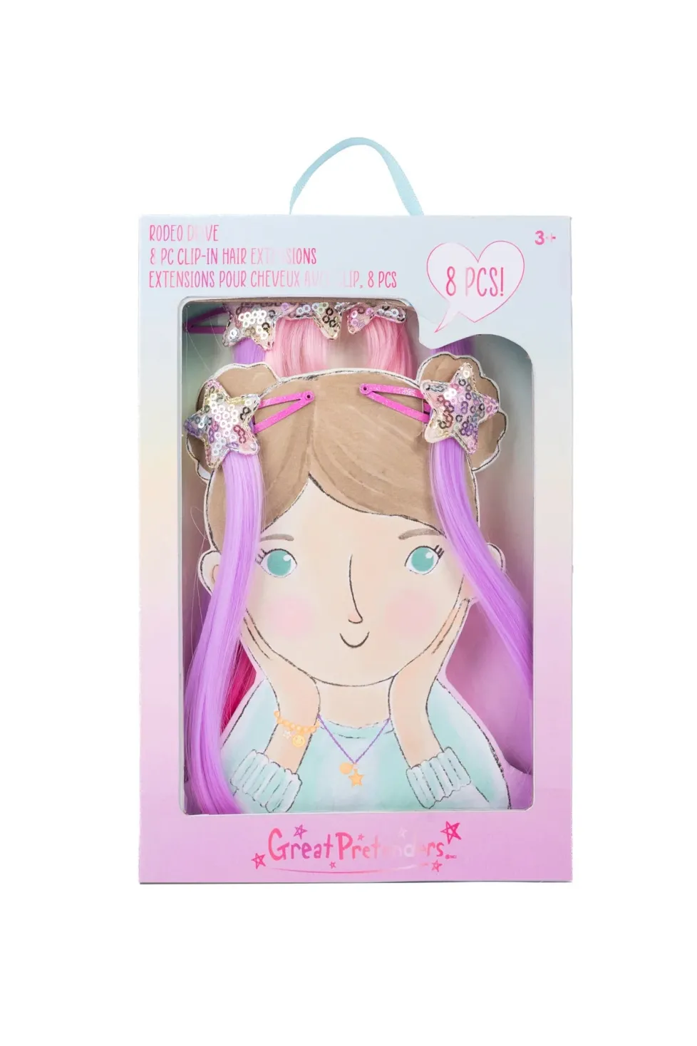 Great Pretenders Rodeo Drive Multi Color Clip In Extensions