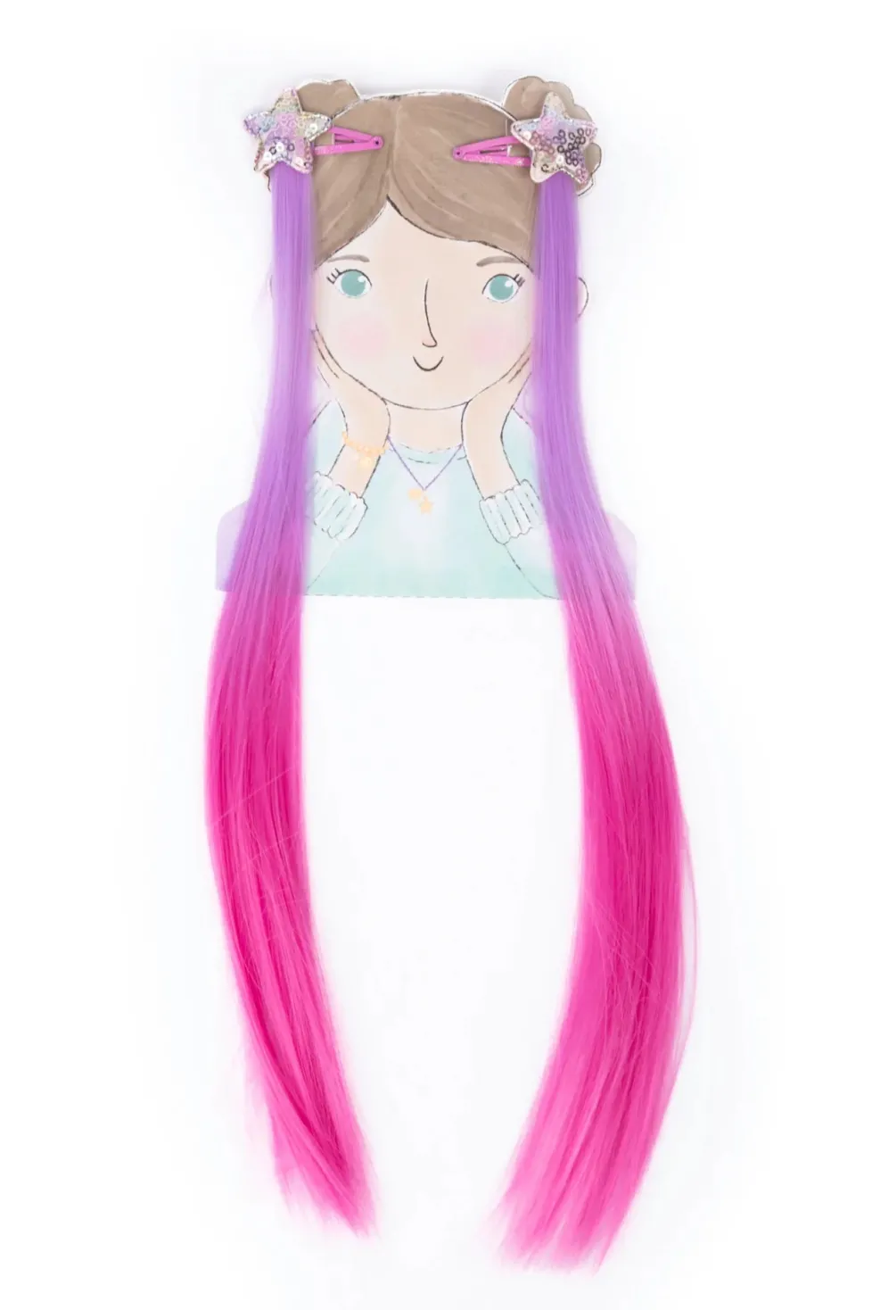 Great Pretenders Rodeo Drive Multi Color Clip In Extensions