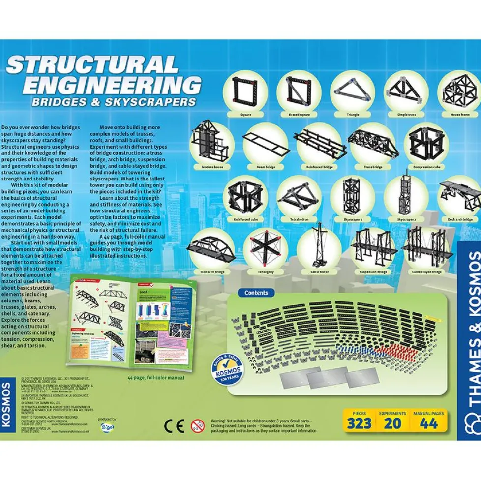 Thames & Kosmos Structural Engineering Bridges & Skyscrapers