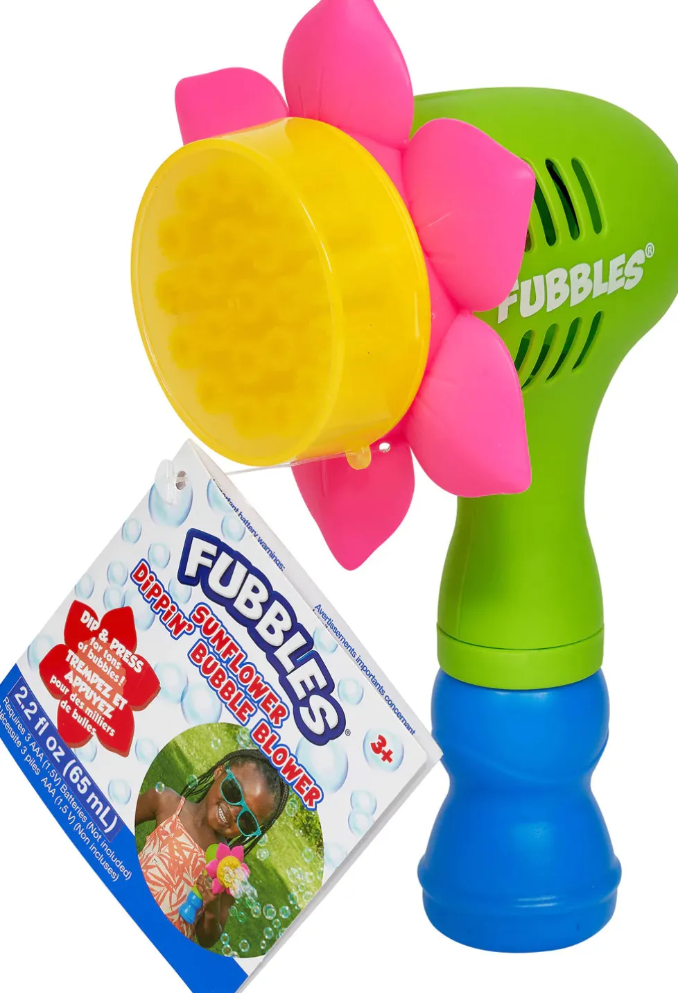 Fubbles® Sunflower Dippin' Bubble Blower