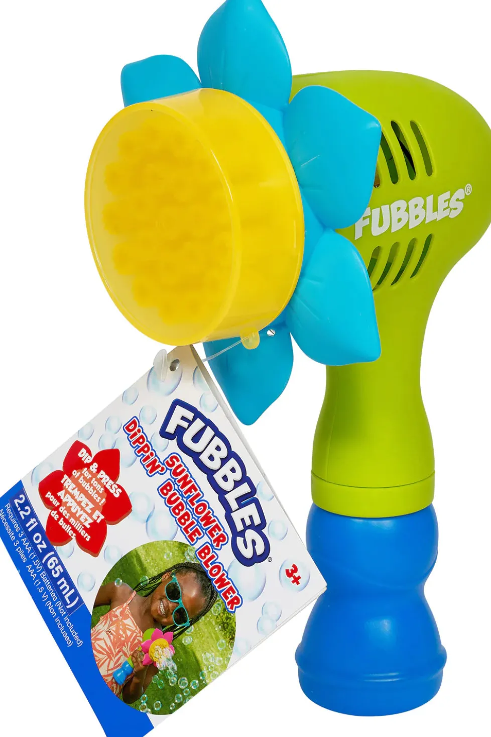 Fubbles® Sunflower Dippin' Bubble Blower