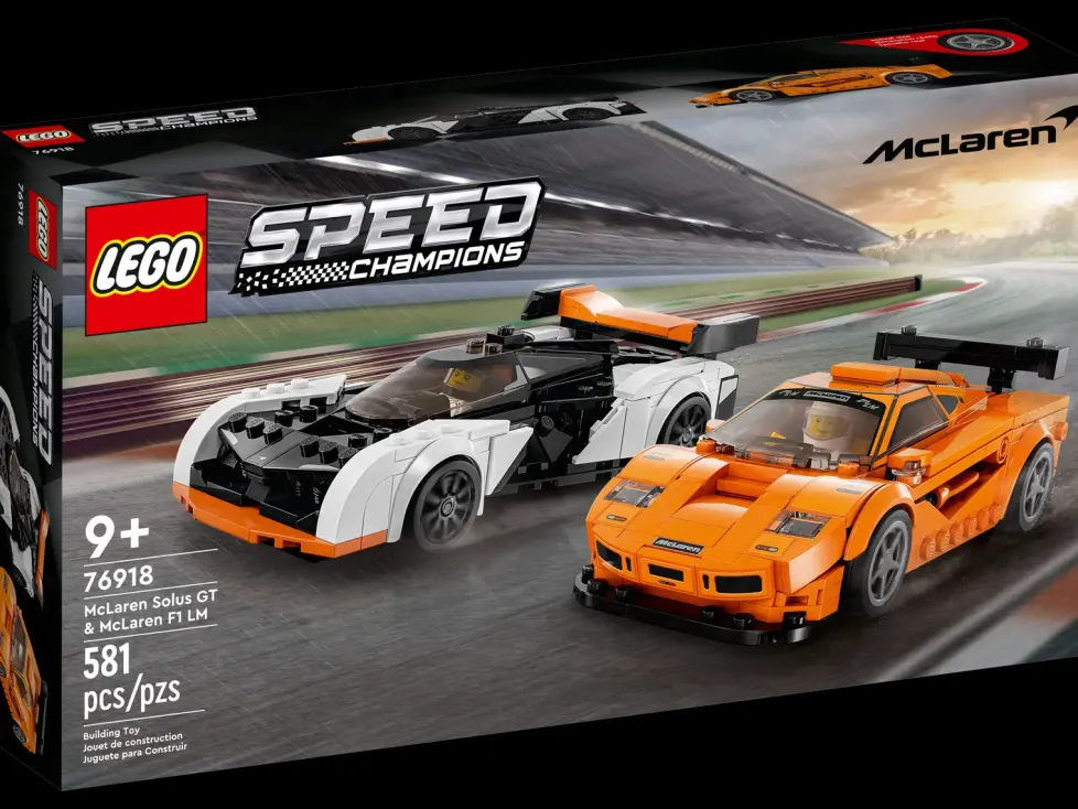 LEGO® Speed Champions McLaren Solus GT & McLaren F1 LM 76918