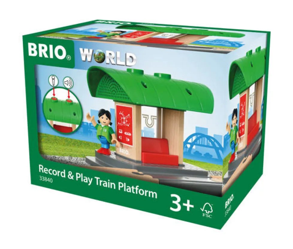Brio Record & Play Train Platform 33840