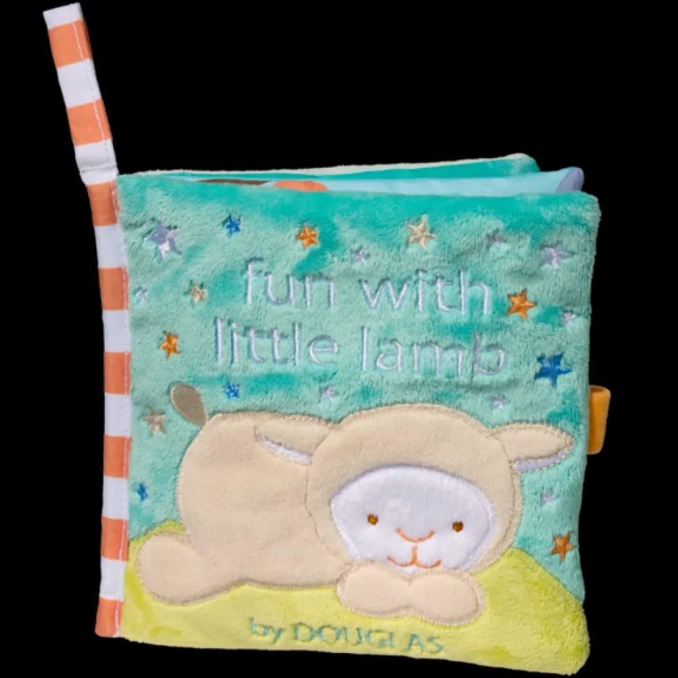 Douglas Baby Soft Activity Book Lamb 6" (retired)