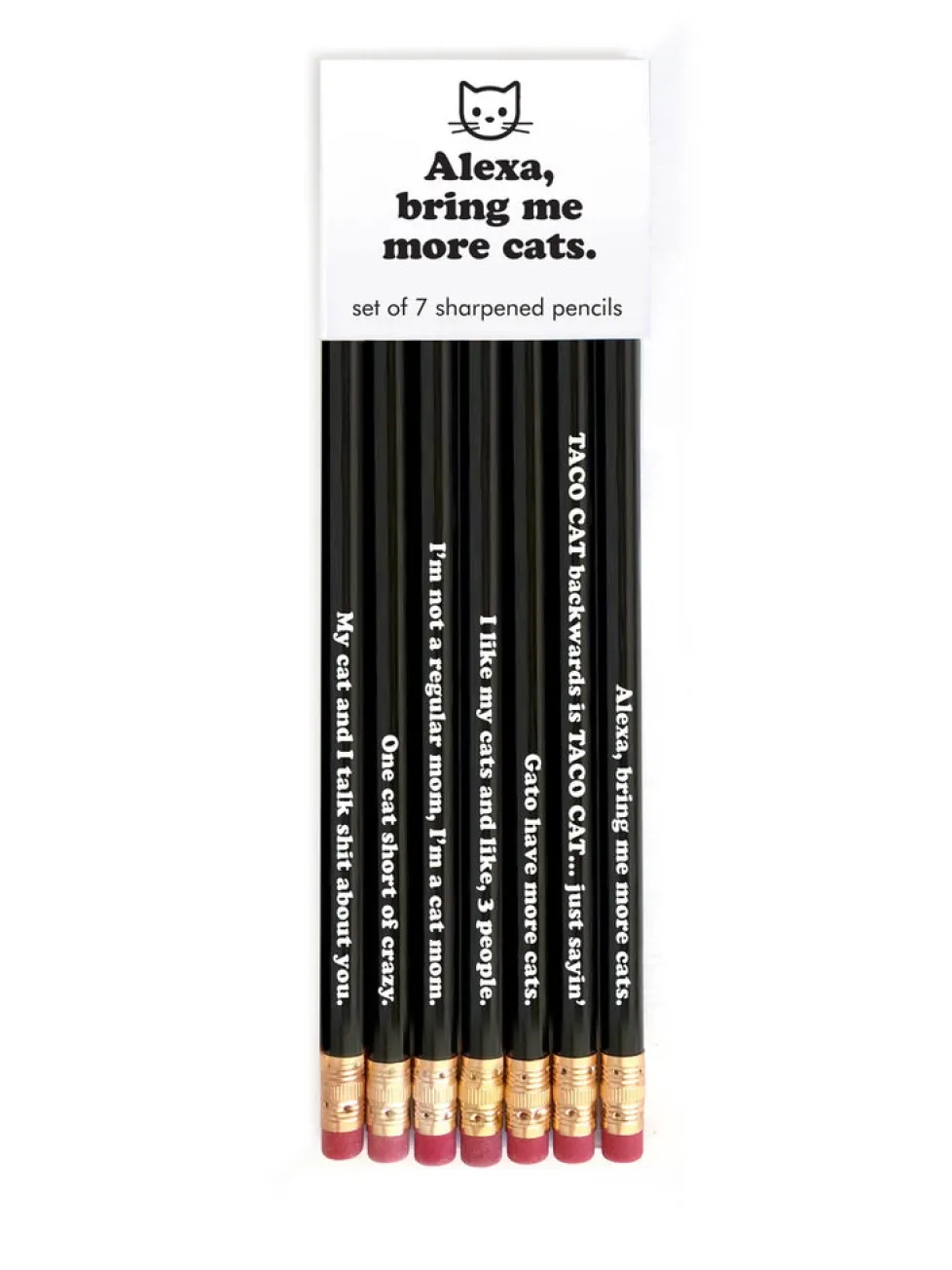 Snifty Pencil Set: Alexa, Bring Me More Cats