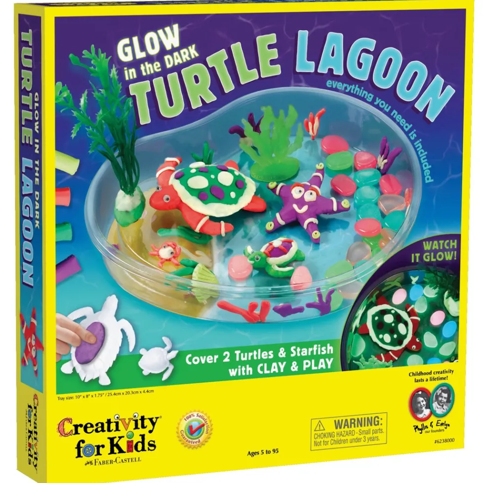 Creativity for Kids: Glow in the Dark Turtle Lagoon