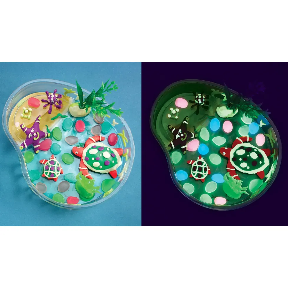 Creativity for Kids: Glow in the Dark Turtle Lagoon