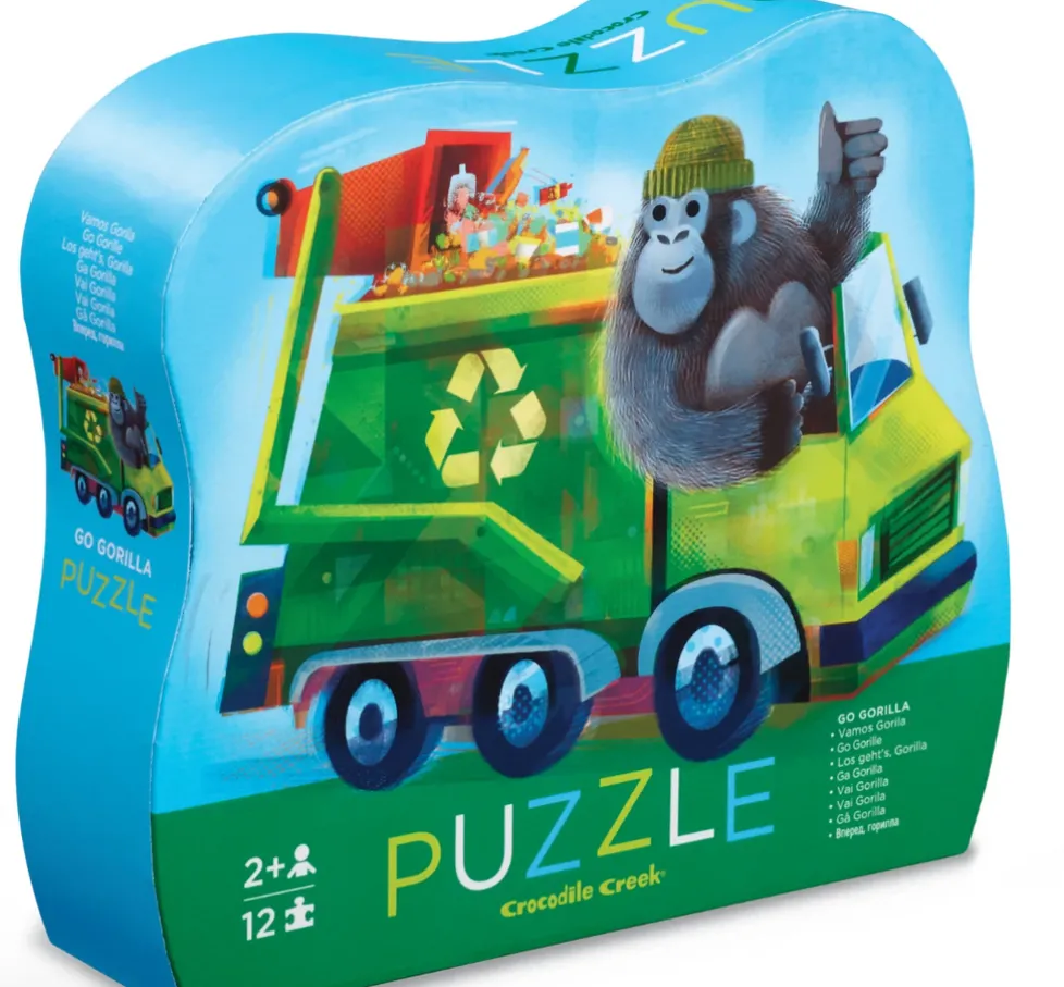 Crocodile Creek 12 Piece Mini Puzzle Go Gorilla