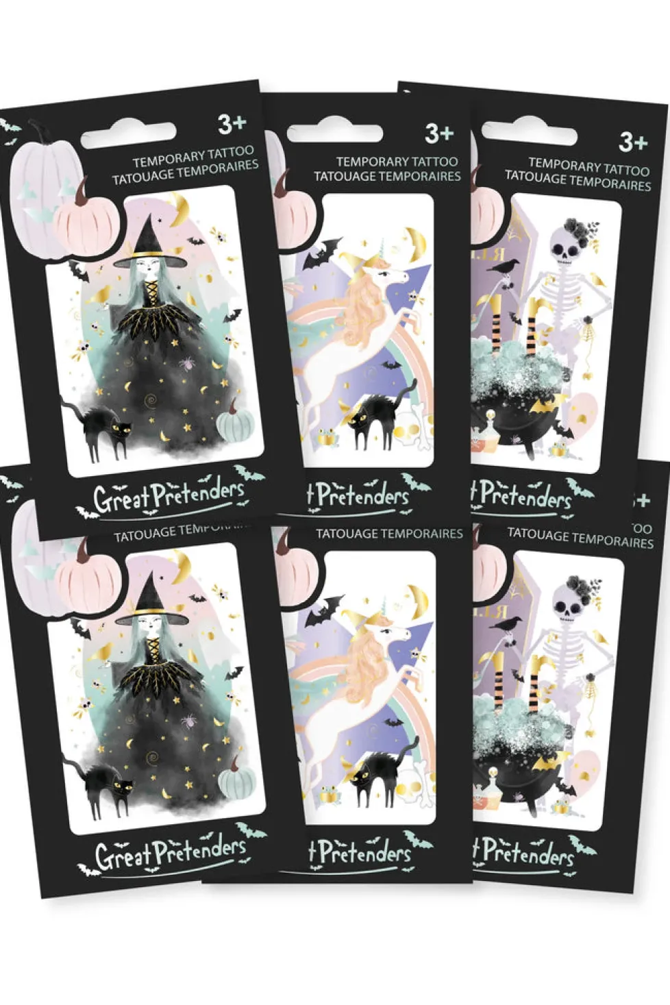 Great Pretenders Raven Witch Tattoo Assorted