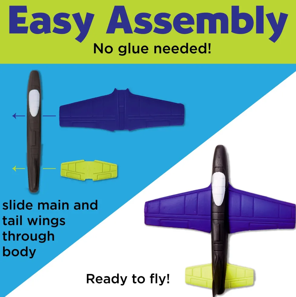 Creativity for Kids Stunt Squadron™ Neon Glow Foam Flyers