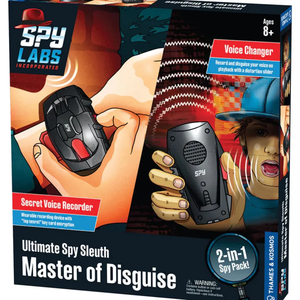 Thames & Kosmos: Spy Labs - Ultimate Spy Sleuth 2 - Master of Disguise - Secret Voice Recorder/Voice Changer