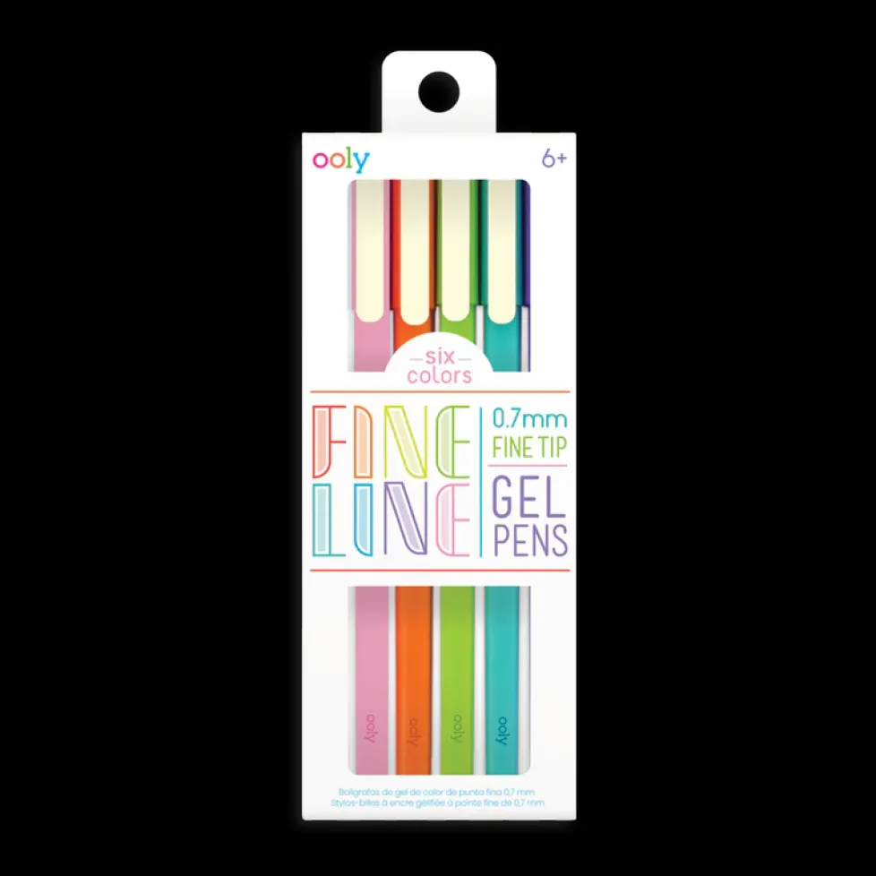 Ooly Fine Line Gel Pen - Set of 6