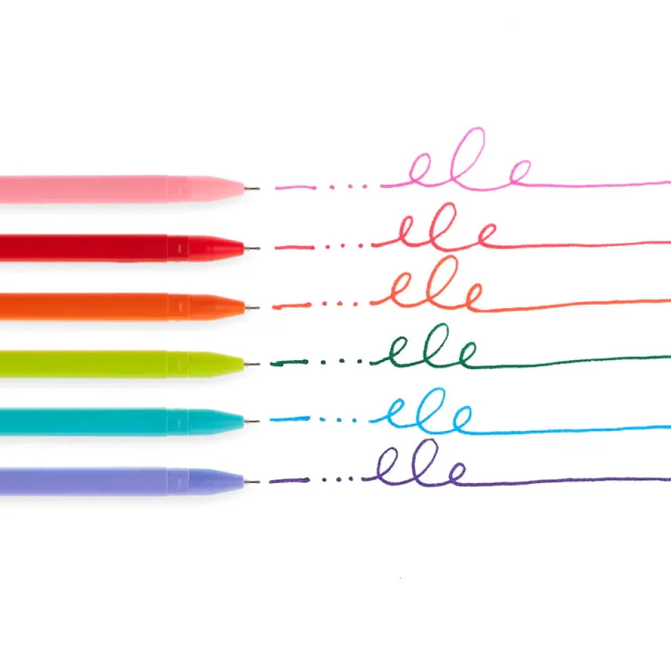 Ooly Fine Line Gel Pen - Set of 6
