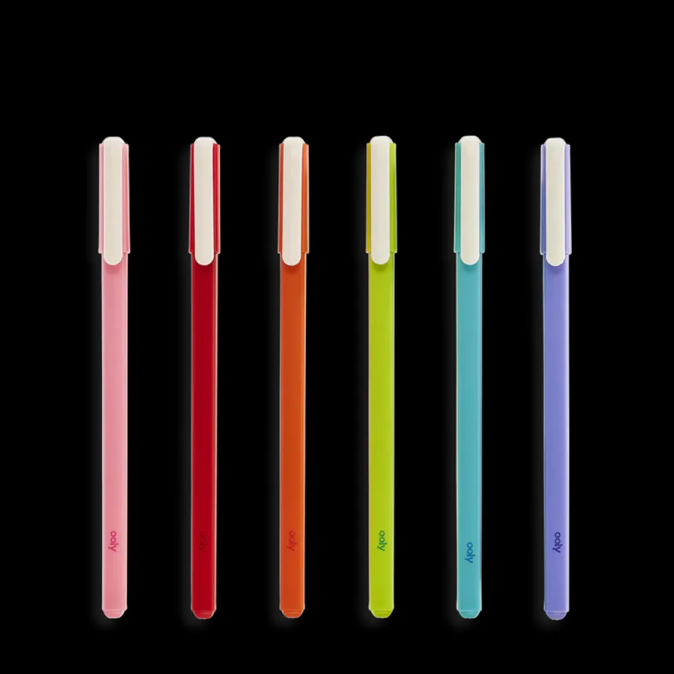 Ooly Fine Line Gel Pen - Set of 6