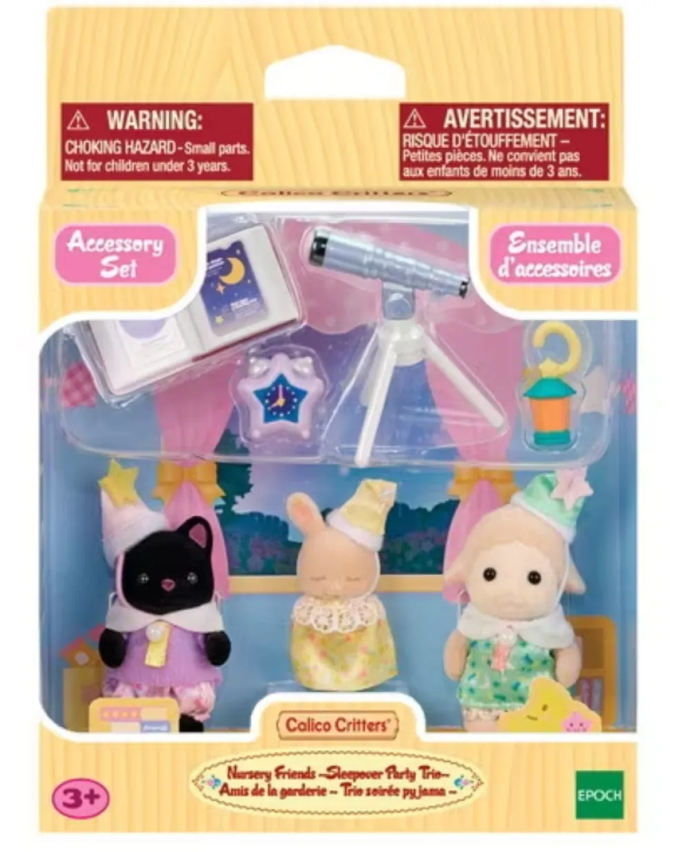 Calico Critters Nursery Friends: Sleepover Party Trio