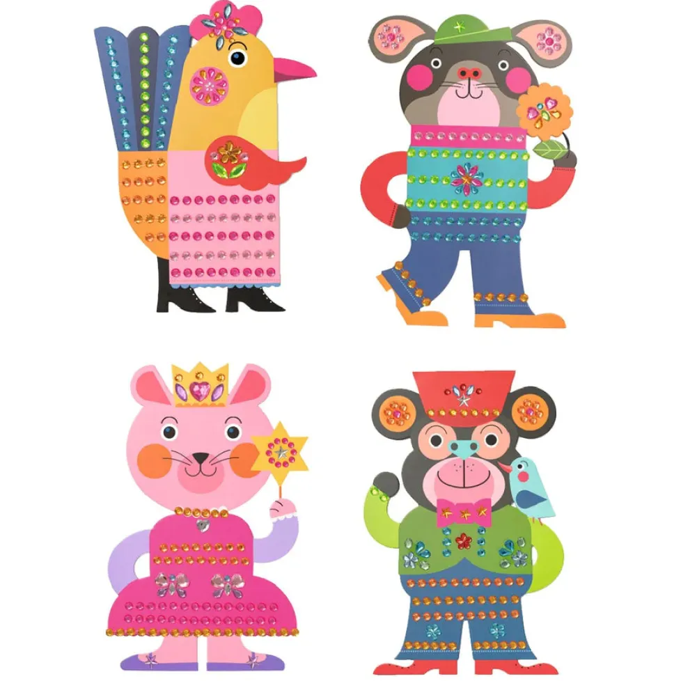 Djeco Collage Craft Kit: Sparkles Sticker