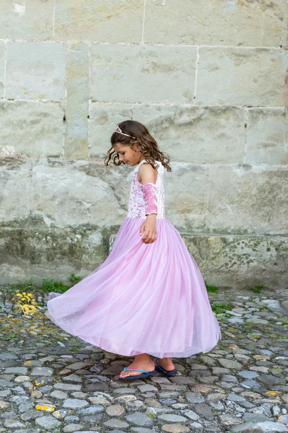 Great Pretenders Velvety Soft Sleeping Sweetheart Princess Gown with Arm Warmers