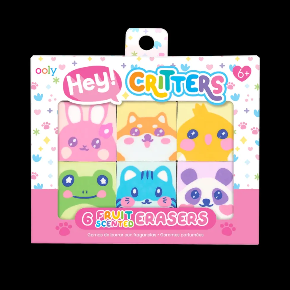 Ooly Hey Critters! Scented Erasers Set